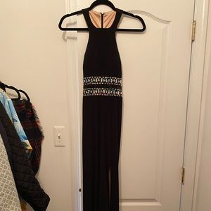 Sexy Black dress with beading
